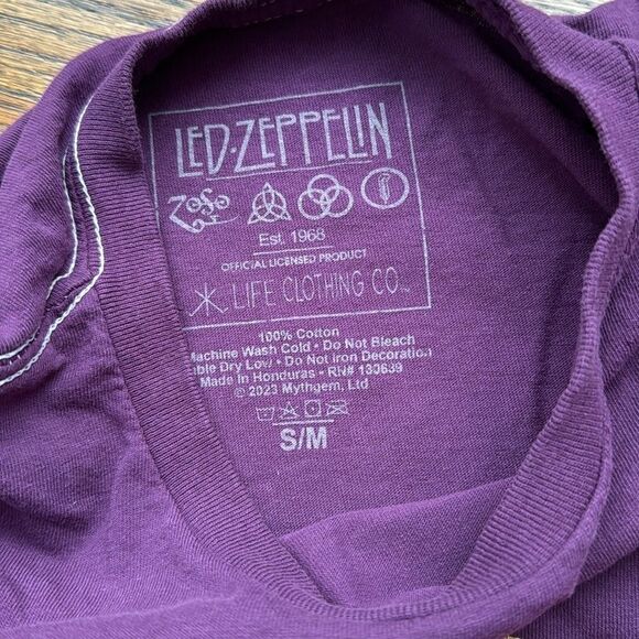 Urban Outfitters Led Zeppelin 1971 Wembley Stadium T-Shirt Dress Size S/M - Picture 7 of 8